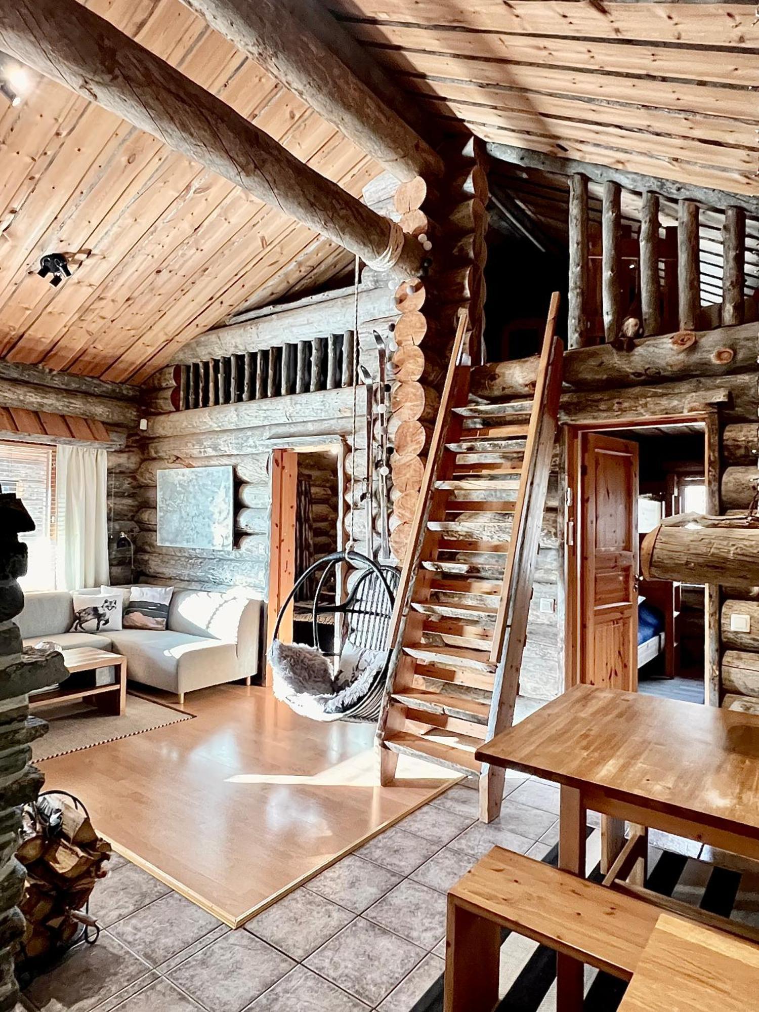 רוקה Villa Saarua By The Slopes Ski In, Family & Bike Park, Hike Trails, National Park, Wifi - Lapland Villas מראה חיצוני תמונה